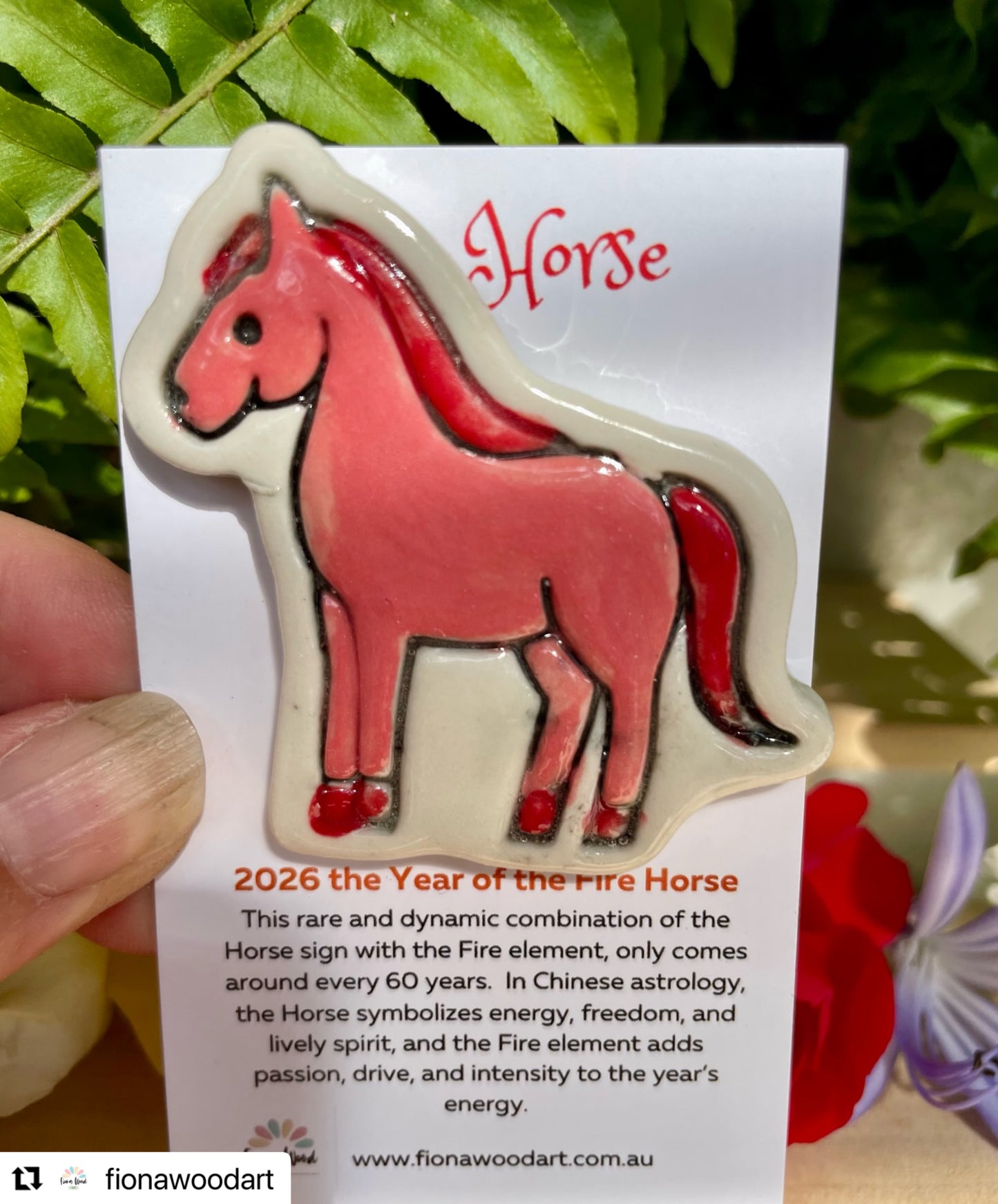 Fire Horse Magnet